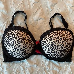 Leopard Victoria’s Secret Pink Demi Bra